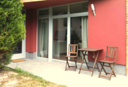 Ferienwohnung Freizeit im Ostseebad Ahrenshoop - Terrasse
